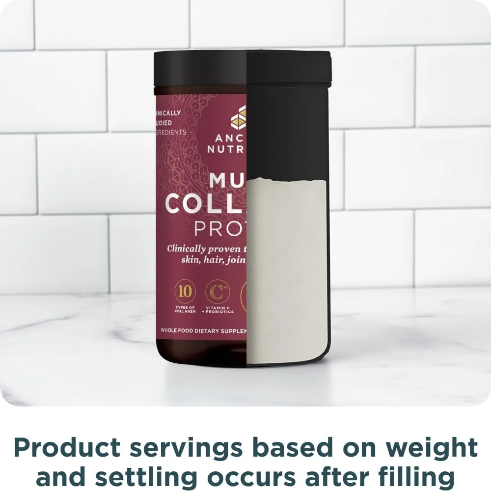 پودر پروتئین کلاژن چندگانه با پروبیوتیک بدون طعم Ancient Nutrition (بدون طعم، 24 سروینگ) پودر پروتئین کلاژن چندگانه با پروبیوتیک بدون طعم Ancient Nutrition (بدون طعم، 24 سروینگ)