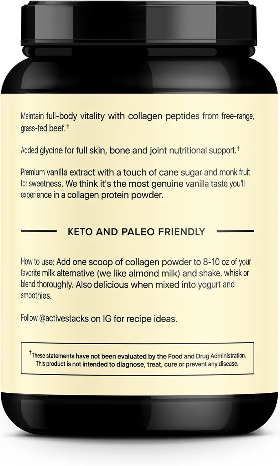 پودر پروتئین پپتیدهای کلاژن Active Stacks، وانیلی - پشتیبانی از سلامت مو، پوست، استخوان ها و مفاصل برای مردان و زنان - کلاژن هیدرولیز شده نوع 1 و 3 با قابلیت ترکیب آسان از گوشت گاو تغذیه شده با علف، 2 پوند پودر پروتئین پپتیدهای کلاژن Active Stacks، وانیلی - پشتیبانی از سلامت مو، پوست، استخوان ها و مفاصل برای مردان و زنان - کلاژن هیدرولیز شده نوع 1 و 3 با قابلیت ترکیب آسان از گوشت گاو تغذیه شده با علف، 2 پوند