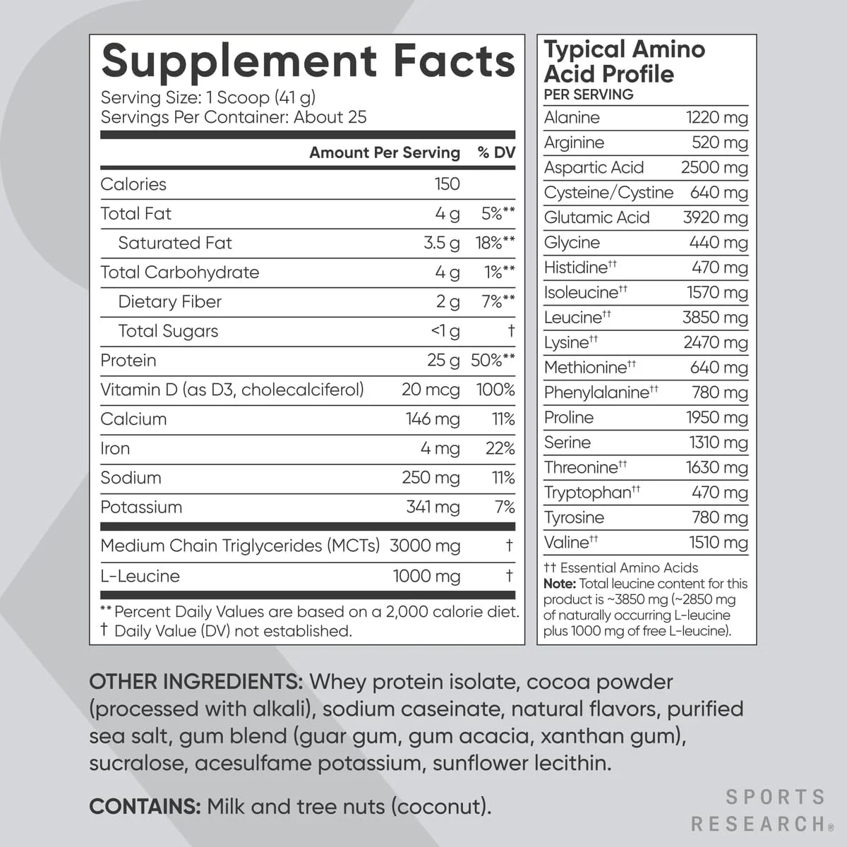 پروتئین وی ایزوله Sports Research - پودر پروتئین تغذیه ورزشی 25 گرم در هر پیمانه - کیسه 2 پوندی پروتئین وی - پودر پروتئین فله ای شکلات هلندی، 25 سروینگ پروتئین وی ایزوله Sports Research - پودر پروتئین تغذیه ورزشی 25 گرم در هر پیمانه - کیسه 2 پوندی پروتئین وی - پودر پروتئین فله ای شکلات هلندی، 25 سروینگ