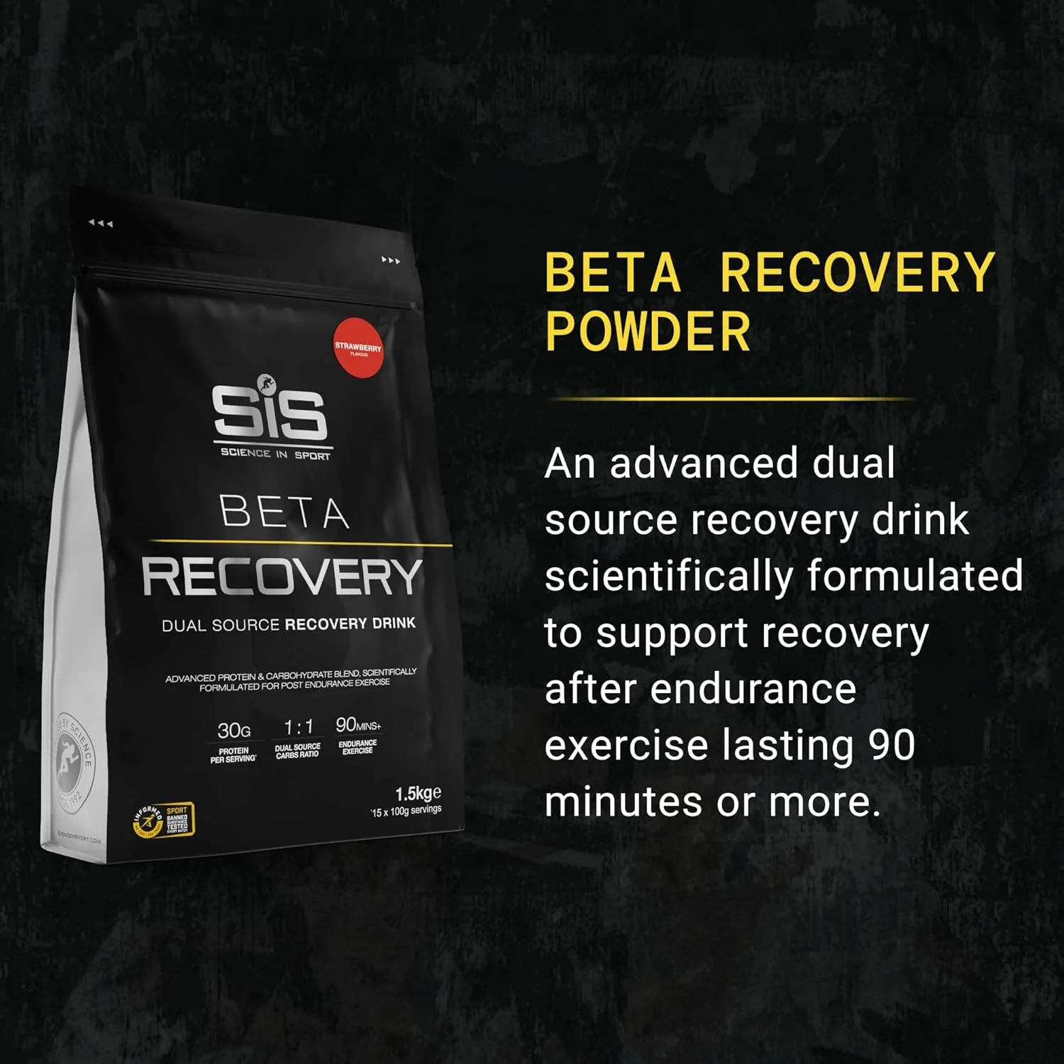 نوشیدنی ریکاوری بعد از تمرین Science In Sport Beta Recovery | 30 گرم پروتئین | 60 گرم کربوهیدرات | 3 گرم لوسین | ریکاوری بعد از تمرین | نوشیدنی ریکاوری پروتئین و کربوهیدرات دو منبعی | طعم توت فرنگی | 15 سروینگ | 1.5 کیلوگرم نوشیدنی ریکاوری بعد از تمرین Science In Sport Beta Recovery | 30 گرم پروتئین | 60 گرم کربوهیدرات | 3 گرم لوسین | ریکاوری بعد از تمرین | نوشیدنی ریکاوری پروتئین و کربوهیدرات دو منبعی | طعم توت فرنگی | 15 سروینگ | 1.5 کیلوگرم