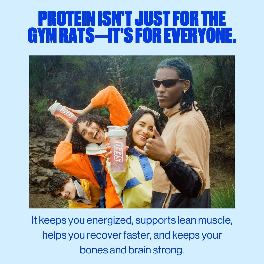 پک نمونه پودر پروتئین شفاف SEEQ - 18 عدد استیک آماده مصرف - 22 گرم پروتئین وی ایزوله شفاف - بدون شکر - 0 گرم لاکتوز - سازگار با آلرژی - پشتیبانی از GLP1 - سلامت استخوان - ریکاوری بعد از تمرین پک نمونه پودر پروتئین شفاف SEEQ - 18 عدد استیک آماده مصرف - 22 گرم پروتئین وی ایزوله شفاف - بدون شکر - 0 گرم لاکتوز - سازگار با آلرژی - پشتیبانی از GLP1 - سلامت استخوان - ریکاوری بعد از تمرین