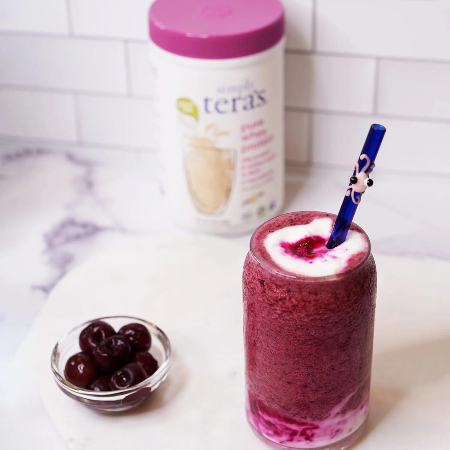 پودر پروتئین وی خالص Simply Tera's - پودر پروتئین وی وانیلی، پودر پروتئین تمیز و تغذیه شده با علف، بدون شیرین کننده های مصنوعی، غیر GMO، کوشر، بدون rBGH، بدون سویا - وانیل بوربن، 24 اونس