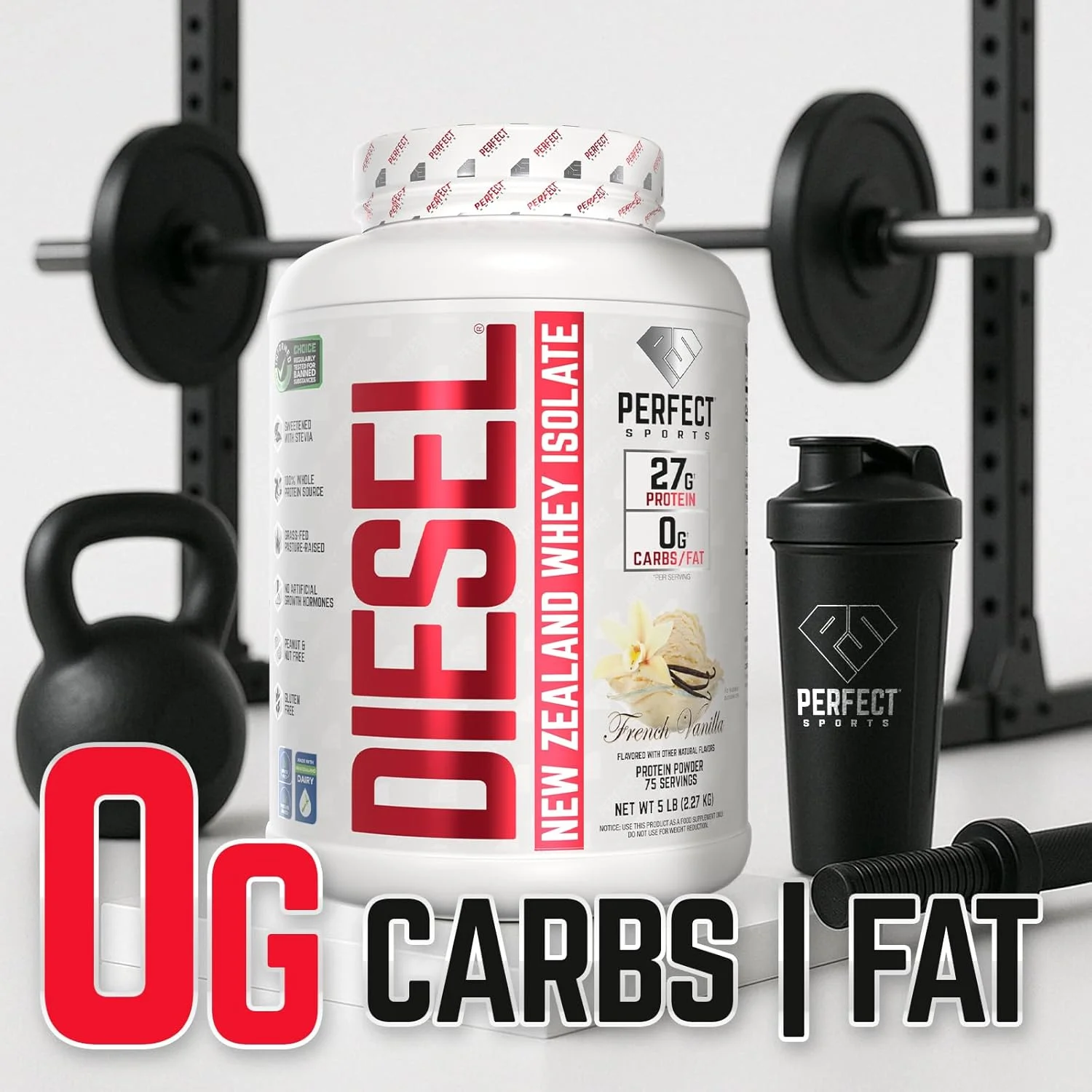 پروتئین وی ایزوله 100% نیوزلندی دایزل PERFECT SPORTS - طعم وانیل فرانسوی 5 پوندی پروتئین وی ایزوله 100% نیوزلندی دایزل PERFECT SPORTS - طعم وانیل فرانسوی 5 پوندی