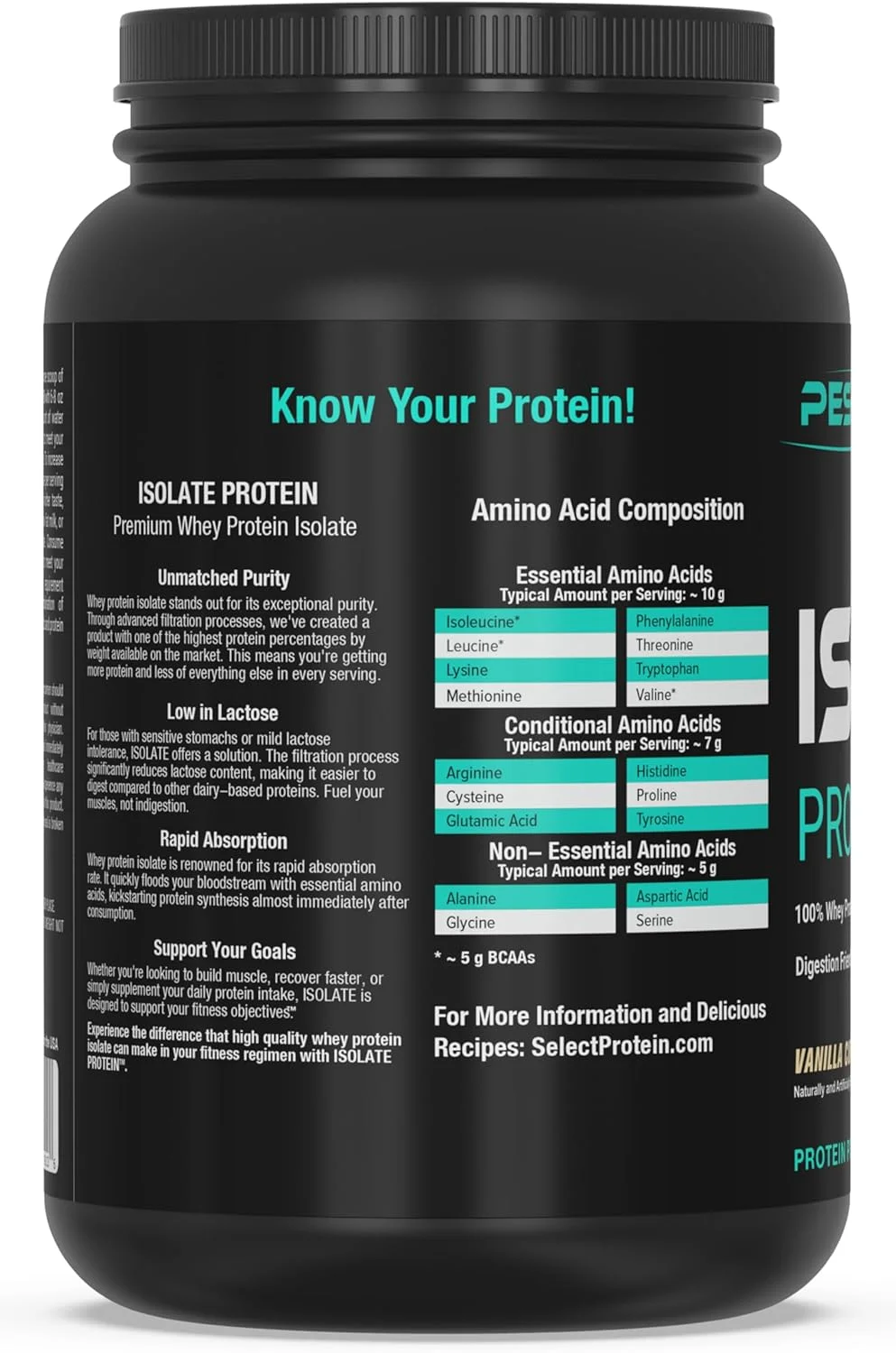 پودر پروتئین وی ایزوله PEScience، طعم کیک وانیلی، 27 سروینگ، 100% پروتئین وی ایزوله، کم کربوهیدرات، جذب سریع، بعد از تمرین، پروتئین پاک برای زنان و مردان پودر پروتئین وی ایزوله PEScience، طعم کیک وانیلی، 27 سروینگ، 100% پروتئین وی ایزوله، کم کربوهیدرات، جذب سریع، بعد از تمرین، پروتئین پاک برای زنان و مردان