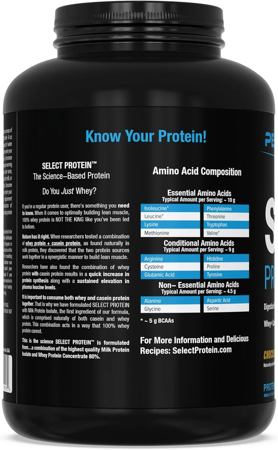 PEScience - Select Protein - مکمل پودر پروتئین وی و کازئین - 55 سروینگ (شکلات کره بادام زمینی) PEScience - Select Protein - مکمل پودر پروتئین وی و کازئین - 55 سروینگ (شکلات کره بادام زمینی)