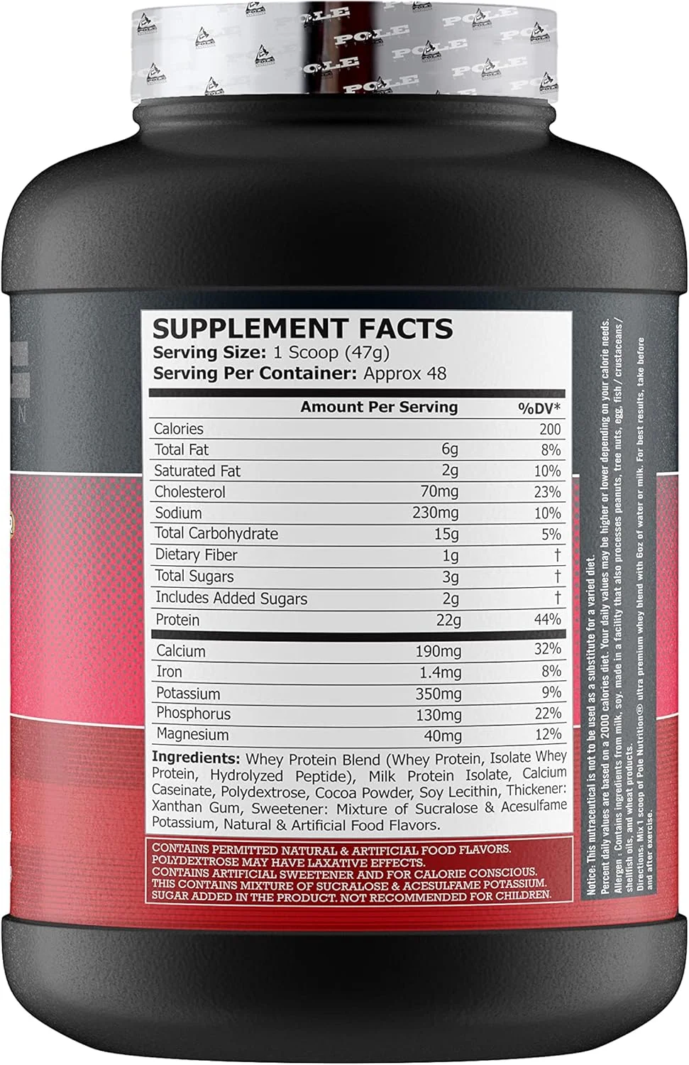 پروتئین ترکیبی فوق العاده پریمیوم Pole Nutrition PRO-6 - وزن 5 پوند پروتئین ترکیبی فوق العاده پریمیوم Pole Nutrition PRO-6 - وزن 5 پوند