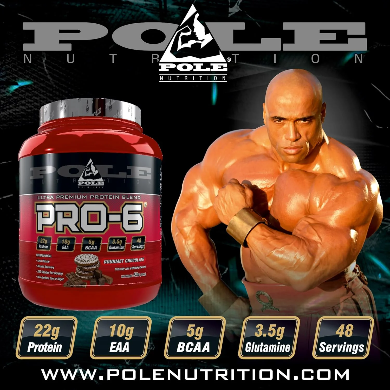 پروتئین ترکیبی فوق العاده پریمیوم Pole Nutrition PRO-6 - وزن 5 پوند پروتئین ترکیبی فوق العاده پریمیوم Pole Nutrition PRO-6 - وزن 5 پوند