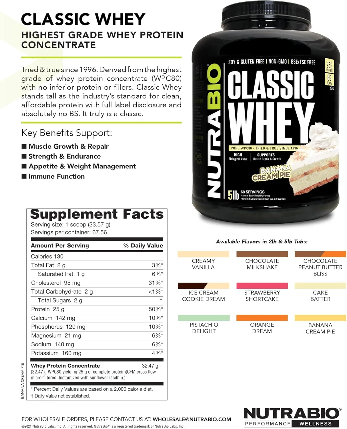 پودر پروتئین وی کلاسیک NutraBio - 25 گرم پروتئین در هر پیمانه - مشخصات کامل اسید آمینه - بدون مواد افزودنی، رنگ های مصنوعی، مواد نگهدارنده - (لذت پسته، 2 پوند) پودر پروتئین وی کلاسیک NutraBio - 25 گرم پروتئین در هر پیمانه - مشخصات کامل اسید آمینه - بدون مواد افزودنی، رنگ های مصنوعی، مواد نگهدارنده - (لذت پسته، 2 پوند)