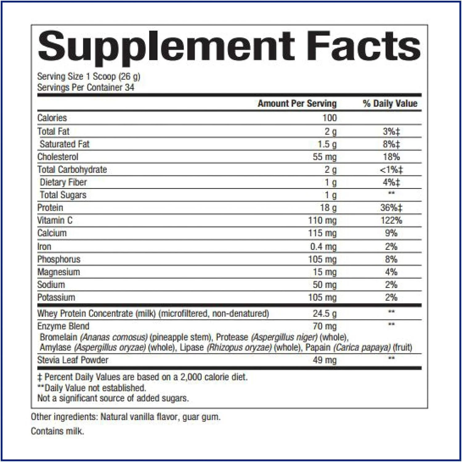 پروتئین وی Natural Factors با طعم وانیل فرانسوی (907 گرم) 72459 پروتئین وی Natural Factors با طعم وانیل فرانسوی (907 گرم) 72459