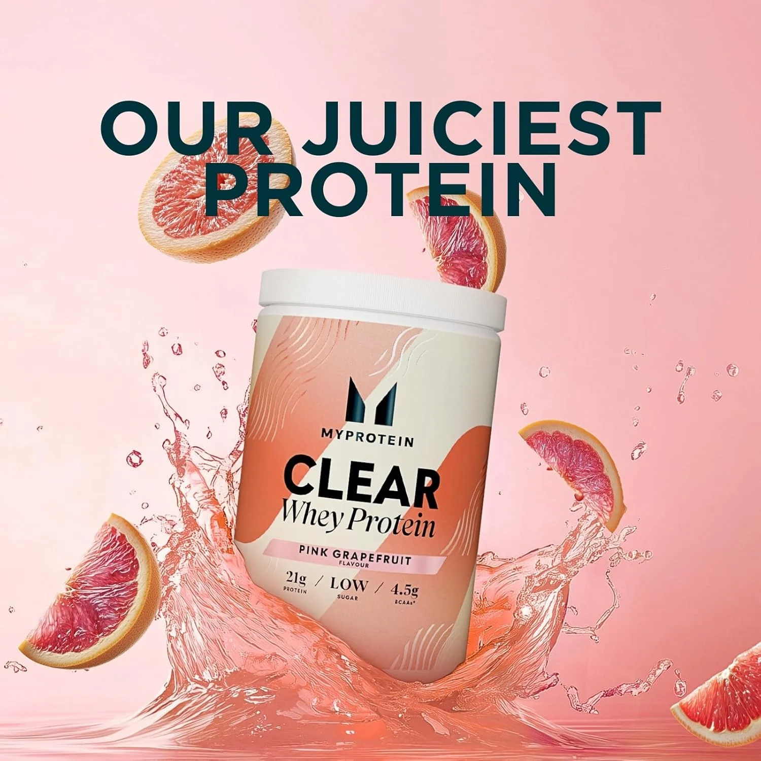 پودر پروتئین وی ایزوله شفاف Myprotein - گریپ فروت صورتی - 500 گرم - 20 سروینگ - جایگزین شیک پروتئین وی خنک و با طراوت - 20 گرم پروتئین و 4 گرم BCAA در هر سروینگ پودر پروتئین وی ایزوله شفاف Myprotein - گریپ فروت صورتی - 500 گرم - 20 سروینگ - جایگزین شیک پروتئین وی خنک و با طراوت - 20 گرم پروتئین و 4 گرم BCAA در هر سروینگ