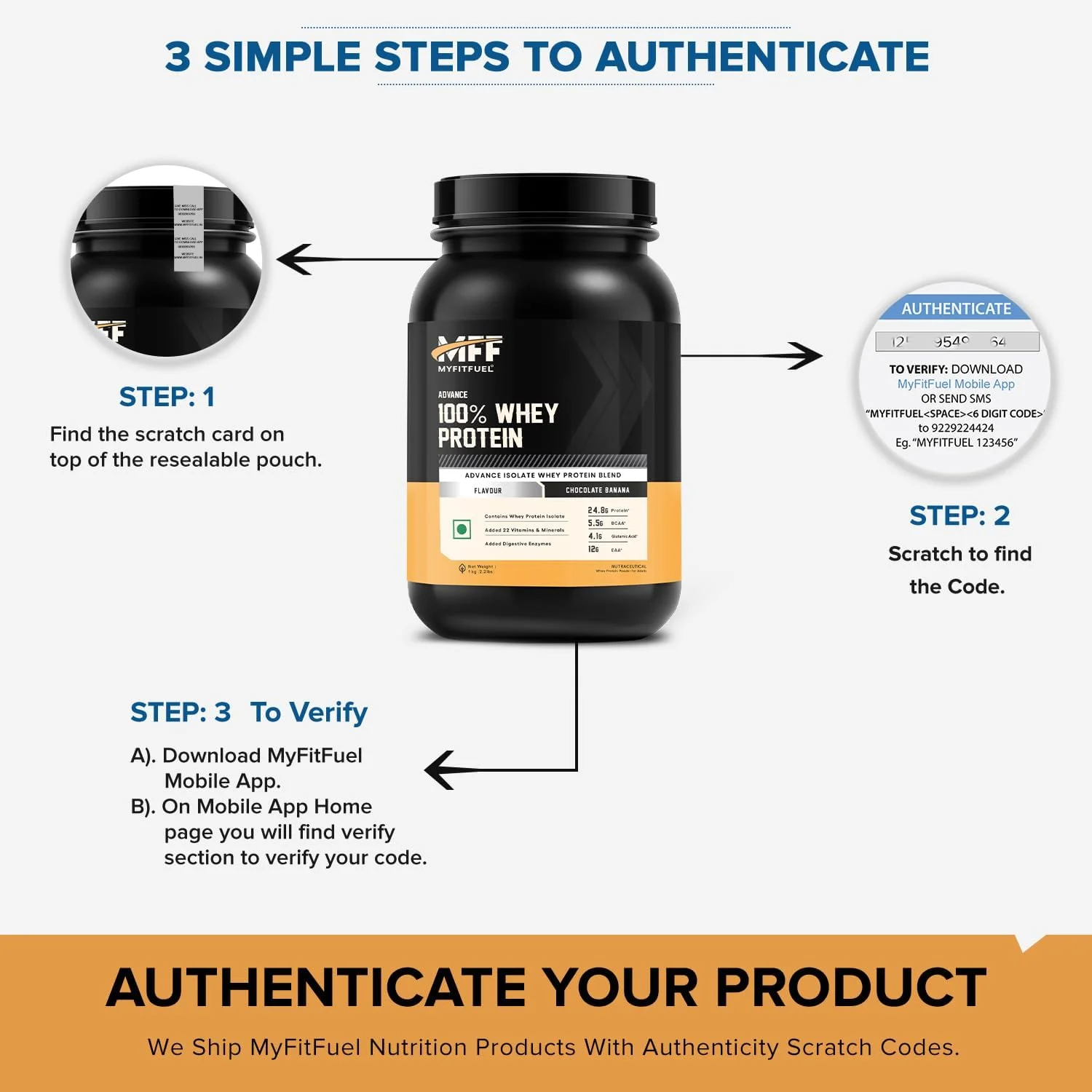 پروتئین وی ایزوله 90 MyFitFuel MFF | 1 کیلوگرم، 30 سروینگ (شکلات دلچسب) | پروتئین ایزوله 100% خالص پروتئین وی ایزوله 90 MyFitFuel MFF | 1 کیلوگرم، 30 سروینگ (شکلات دلچسب) | پروتئین ایزوله 100% خالص
