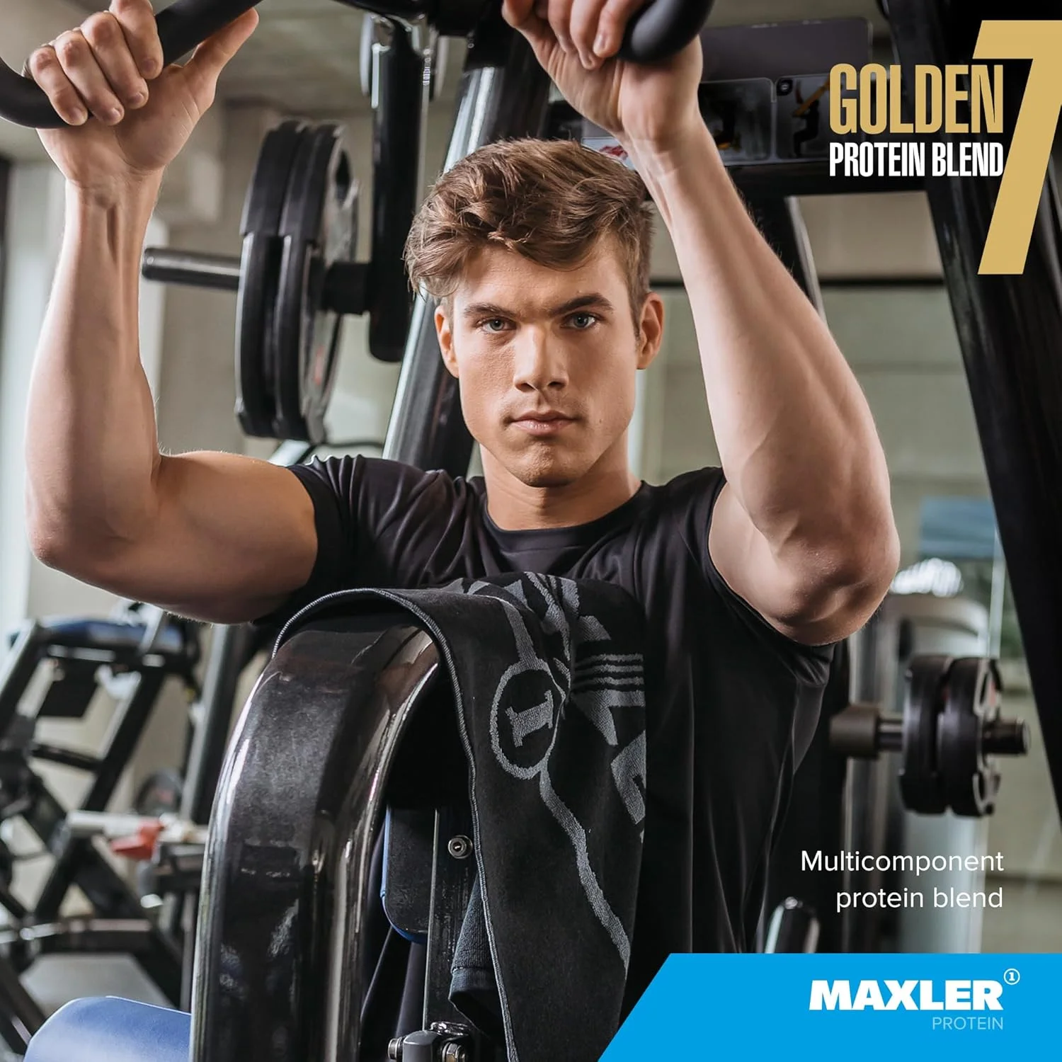 مخلوط پروتئینی Maxler Golden 7 - پودر پروتئین برای افزایش حجم عضلات و ریکاوری - پودر پروتئین وانیلی 5 پوندی مخلوط پروتئینی Maxler Golden 7 - پودر پروتئین برای افزایش حجم عضلات و ریکاوری - پودر پروتئین وانیلی 5 پوندی