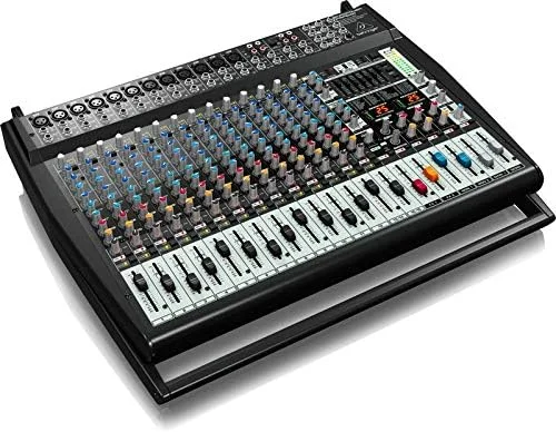 میکسر پاور دار 20 کاناله 1600 واتی Behringer PMP6000 با پردازنده دوگانه Multi-FX و سیستم تشخیص فیدبک FBQ میکسر پاور دار 20 کاناله 1600 واتی Behringer PMP6000 با پردازنده دوگانه Multi-FX و سیستم تشخیص فیدبک FBQ