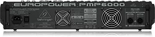 میکسر پاور دار 20 کاناله 1600 واتی Behringer PMP6000 با پردازنده دوگانه Multi-FX و سیستم تشخیص فیدبک FBQ میکسر پاور دار 20 کاناله 1600 واتی Behringer PMP6000 با پردازنده دوگانه Multi-FX و سیستم تشخیص فیدبک FBQ