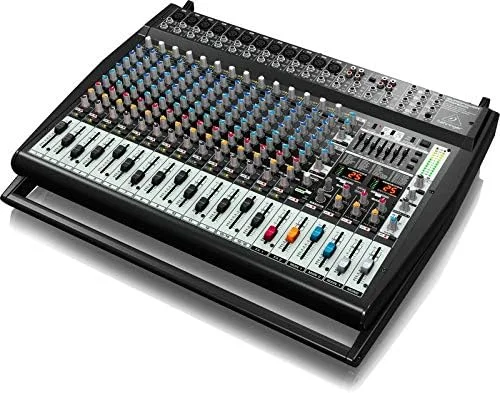 میکسر پاور دار 20 کاناله 1600 واتی Behringer PMP6000 با پردازنده دوگانه Multi-FX و سیستم تشخیص فیدبک FBQ میکسر پاور دار 20 کاناله 1600 واتی Behringer PMP6000 با پردازنده دوگانه Multi-FX و سیستم تشخیص فیدبک FBQ