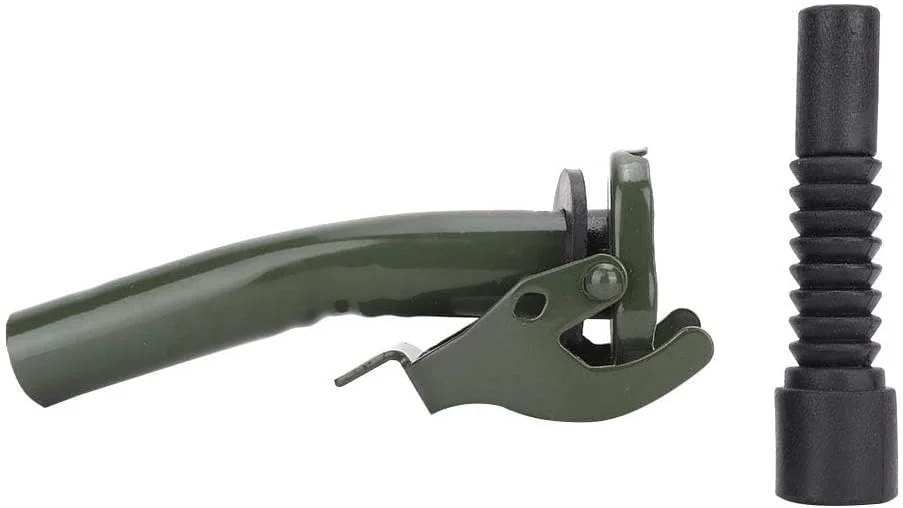 نازل قیفی باک بنزین فروشگاه THE WHITE SHOP، نازل روغن ریز فولادی انعطاف پذیر قابل حمل (سایز: 38 سانتی متر)