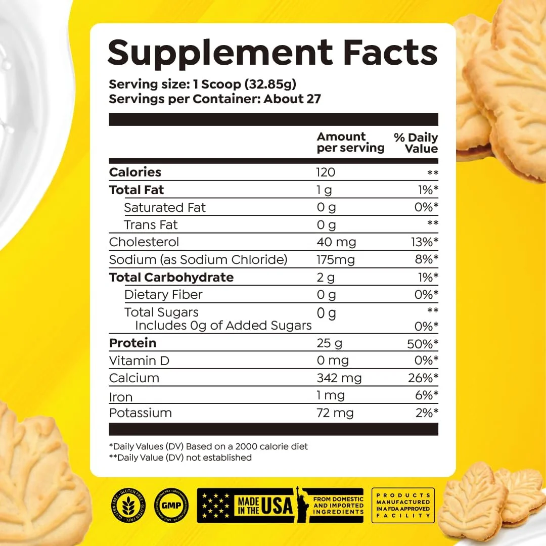 پروتئین وی + کازئین HTLT Supps HTLT | شیک پروتئین وی و پودر کازئین | پروتئین وی و کازئین با آزادسازی آهسته برای انرژی پایدار