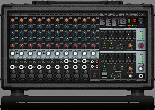 میکسر پاور دار 14 کاناله 2000 واتی Behringer EUROPOWER PMP2000D با پردازنده Multi-FX KLARK TEKNIK و قابلیت اتصال بی سیم میکسر پاور دار 14 کاناله 2000 واتی Behringer EUROPOWER PMP2000D با پردازنده Multi-FX KLARK TEKNIK و قابلیت اتصال بی سیم
