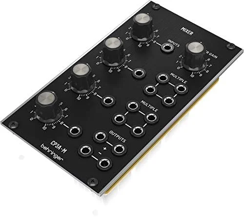 بهringer CP3A-M MIXER میکسر آنالوگ/ماژول کاربردی افسانه ای برای Eurorack، مشکی بهringer CP3A-M MIXER میکسر آنالوگ/ماژول کاربردی افسانه ای برای Eurorack، مشکی