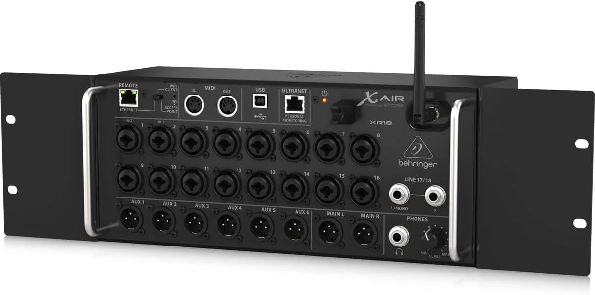 میکسر دیجیتال رک مونت Behringer X air digital میکسر دیجیتال رک مونت Behringer X air digital