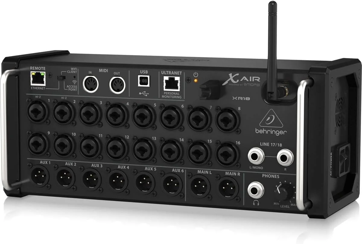 میکسر دیجیتال رک مونت Behringer X air digital میکسر دیجیتال رک مونت Behringer X air digital