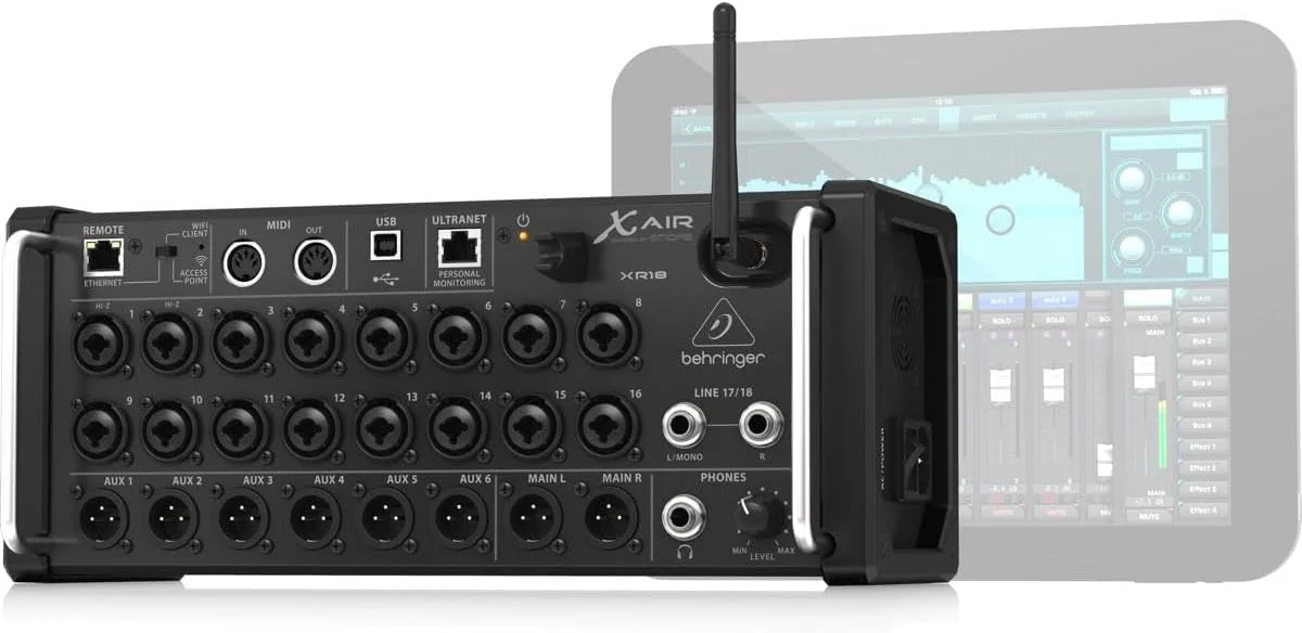 میکسر دیجیتال رک مونت Behringer X air digital میکسر دیجیتال رک مونت Behringer X air digital