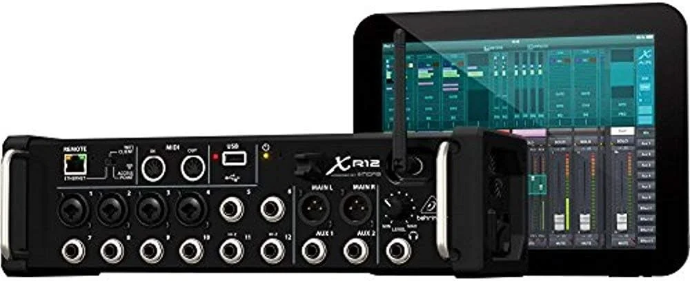 میکسر دیجیتال 12 کانال Behringer X Air XR12 برای آیپد/تبلت های اندرویدی با Wi-Fi و ضبط کننده USB میکسر دیجیتال 12 کانال Behringer X Air XR12 برای آیپد/تبلت های اندرویدی با Wi-Fi و ضبط کننده USB