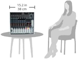 میکسر 16 کانال Behringer Xenyx X1222USB Premium با رابط USB/Audio، مشکی