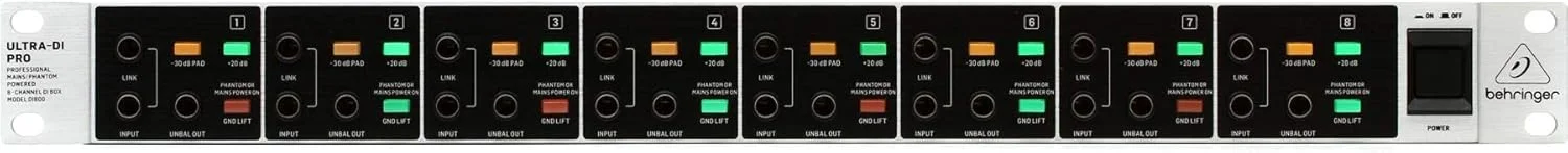 جعبه تزریق مستقیم 8 کاناله بهرینگر مدل DI800 V2