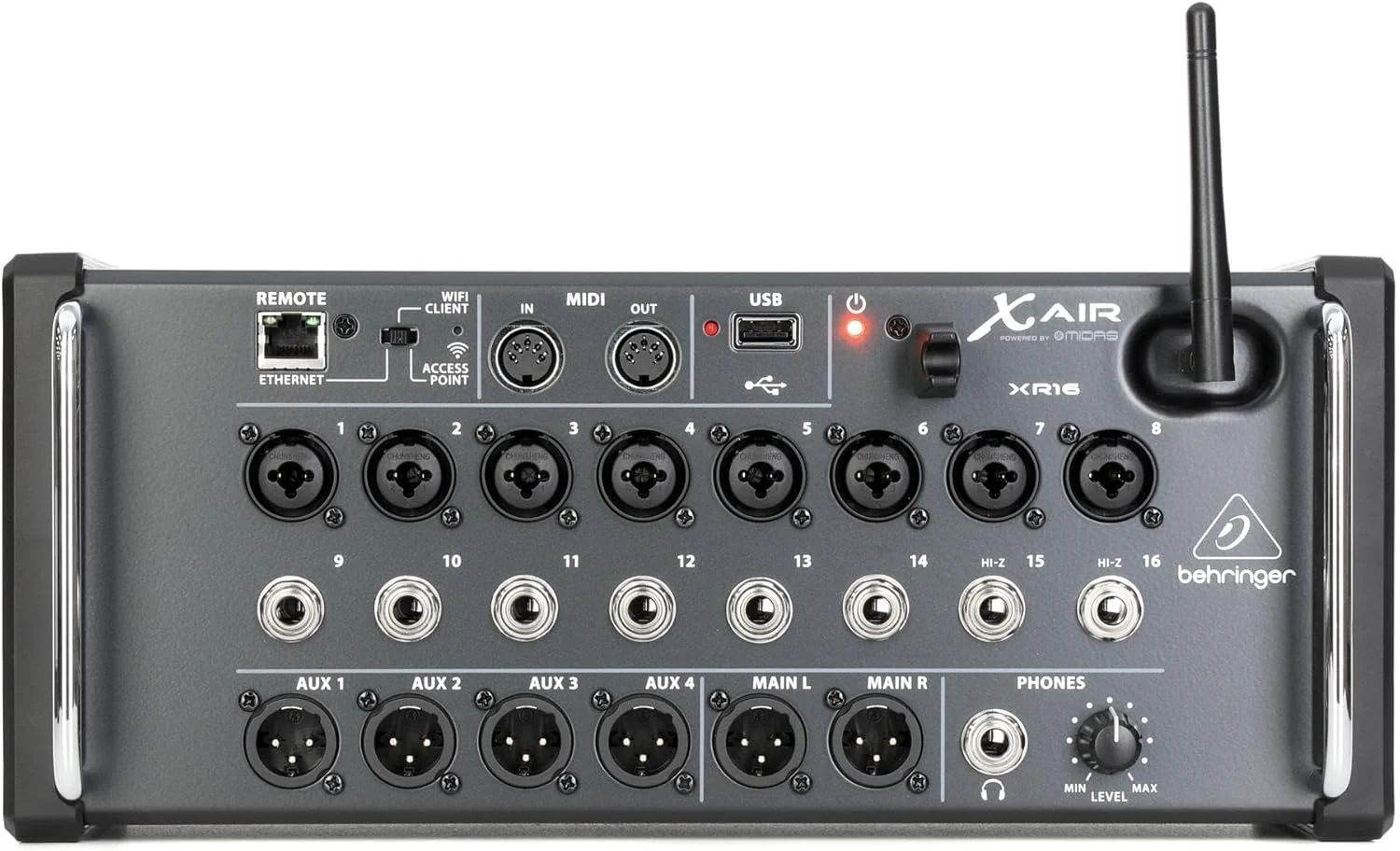 میکسر دیجیتال 16 کانال Behringer X Air XR16 با کنترل از طریق تبلت