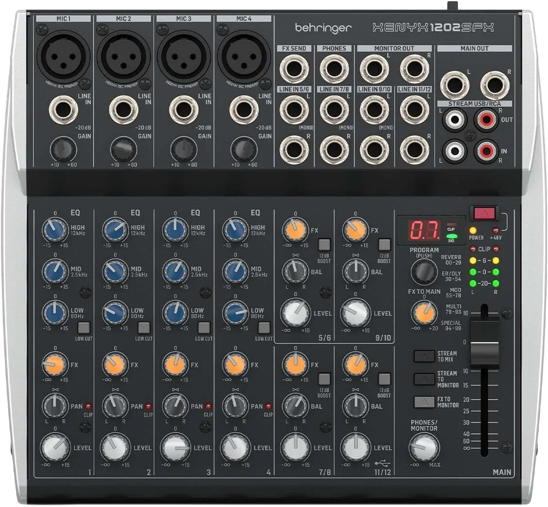 میکسر 12 کانال Behringer XENYX 1202SFX