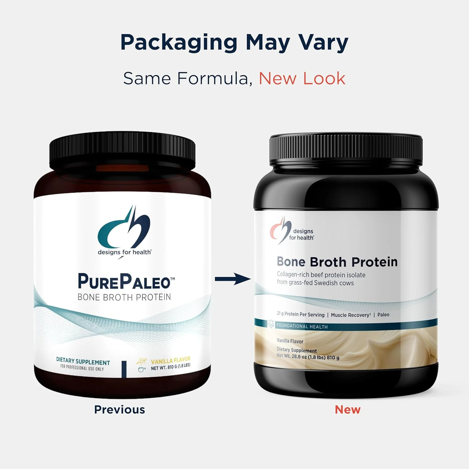 پودر پروتئین کلاژن PurePaleo Designs for Health - مکمل پروتئین آبگوشت استخوان HydroBEEF با 21 گرم پپتیدهای کلاژن + BCAAs - وانیلی، غیر GMO، بدون لبنیات + بدون گلوتن (30 سروینگ / 810 گرم) پودر پروتئین کلاژن PurePaleo Designs for Health - مکمل پروتئین آبگوشت استخوان HydroBEEF با 21 گرم پپتیدهای کلاژن + BCAAs - وانیلی، غیر GMO، بدون لبنیات + بدون گلوتن (30 سروینگ / 810 گرم)