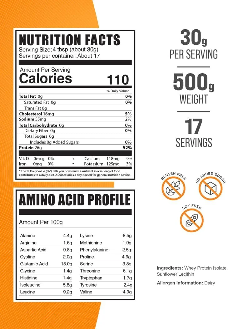 پودر پروتئین وی ایزوله 90% BulkSupplements CLEAN (500 گرم) پودر پروتئین وی ایزوله 90% BulkSupplements CLEAN (500 گرم)