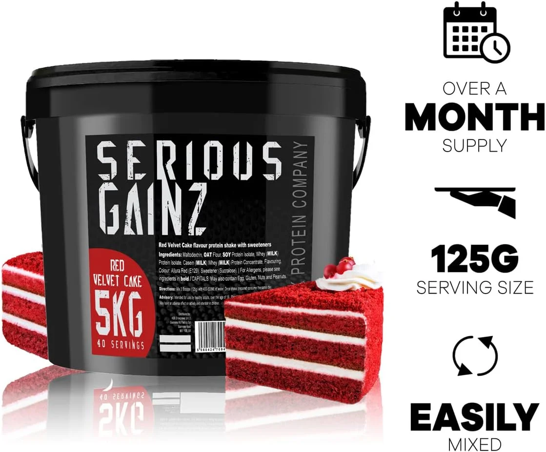 پودر پروتئین وی افزایش وزن جدی The Bulk Protein Company - افزایش وزن، افزایش حجم - 30 گرم پروتئین (رد ولوت کیک، 5 کیلوگرم) پودر پروتئین وی افزایش وزن جدی The Bulk Protein Company - افزایش وزن، افزایش حجم - 30 گرم پروتئین (رد ولوت کیک، 5 کیلوگرم)