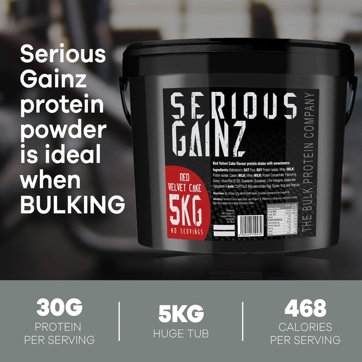 پودر پروتئین وی افزایش وزن جدی The Bulk Protein Company - افزایش وزن، افزایش حجم - 30 گرم پروتئین (رد ولوت کیک، 5 کیلوگرم) پودر پروتئین وی افزایش وزن جدی The Bulk Protein Company - افزایش وزن، افزایش حجم - 30 گرم پروتئین (رد ولوت کیک، 5 کیلوگرم)