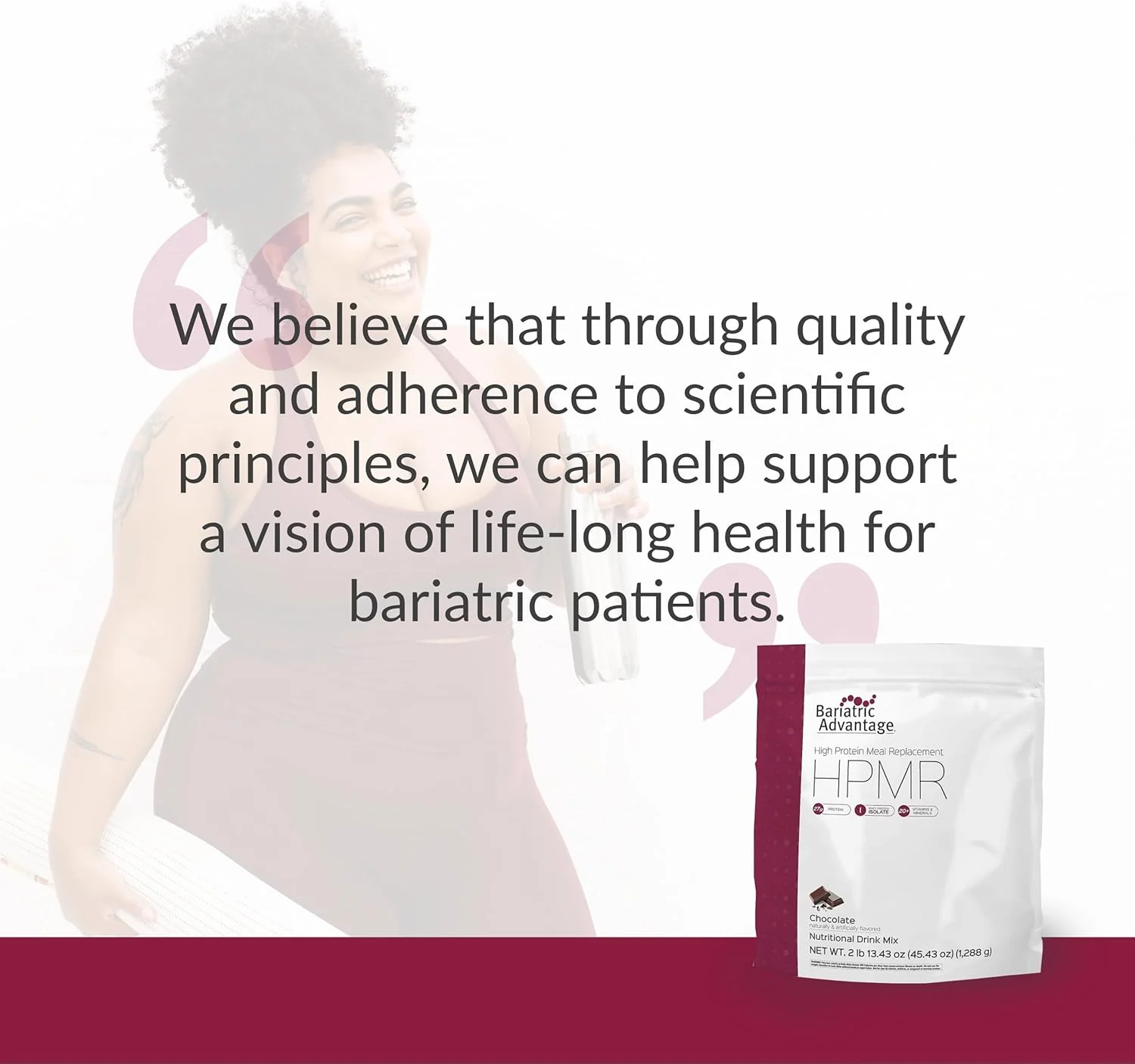مخلوط نوشیدنی جایگزین وعده غذایی با پروتئین بالا Bariatric Advantage، پودر پروتئین وی ایزوله برای بیماران بای پس معده و اسلیو گاسترکتومی، 27 گرم پروتئین، بدون لاکتوز - شکلاتی - 28 سروینگ مخلوط نوشیدنی جایگزین وعده غذایی با پروتئین بالا Bariatric Advantage، پودر پروتئین وی ایزوله برای بیماران بای پس معده و اسلیو گاسترکتومی، 27 گرم پروتئین، بدون لاکتوز - شکلاتی - 28 سروینگ