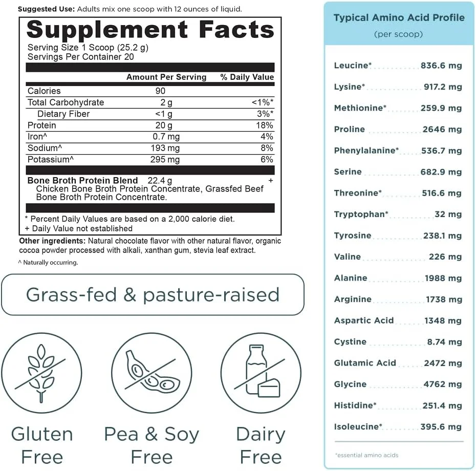 Ancient Nutrition، پروتئین آب قلم، شکلاتی، 504 گرم Ancient Nutrition، پروتئین آب قلم، شکلاتی، 504 گرم