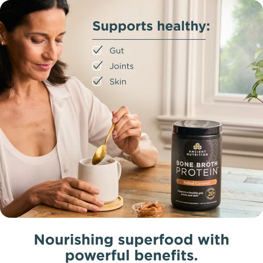 پودر پروتئین آب قلم دکتر آکس / Ancient Nutrition (کارامل نمکی، 540 گرم) پودر پروتئین آب قلم دکتر آکس / Ancient Nutrition (کارامل نمکی، 540 گرم)