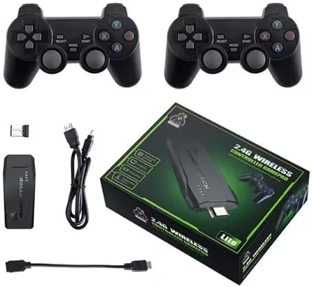ست دسته بازی بی سیم 2.4G با 2 دسته، آداپتور USB، سازگار با PS3/PC/اندروید باکس ست دسته بازی بی سیم 2.4G با 2 دسته، آداپتور USB، سازگار با PS3/PC/اندروید باکس
