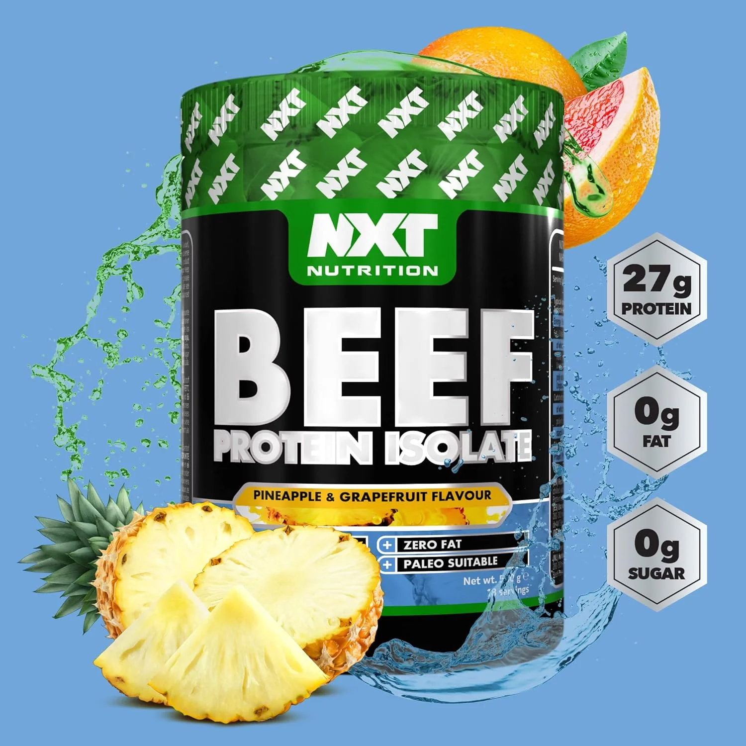 پروتئین ایزوله گوشت گاو NXT با طعم آناناس و گریپ فروت 540 گرمی (18 سروینگ) پروتئین ایزوله گوشت گاو NXT با طعم آناناس و گریپ فروت 540 گرمی (18 سروینگ)