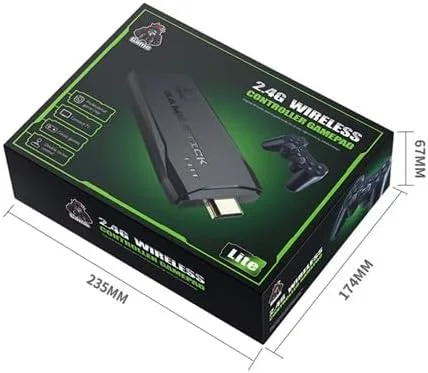 ست دسته بازی بی سیم 2.4G با 2 دسته، آداپتور USB، سازگار با PS3/PC/اندروید باکس ست دسته بازی بی سیم 2.4G با 2 دسته، آداپتور USB، سازگار با PS3/PC/اندروید باکس