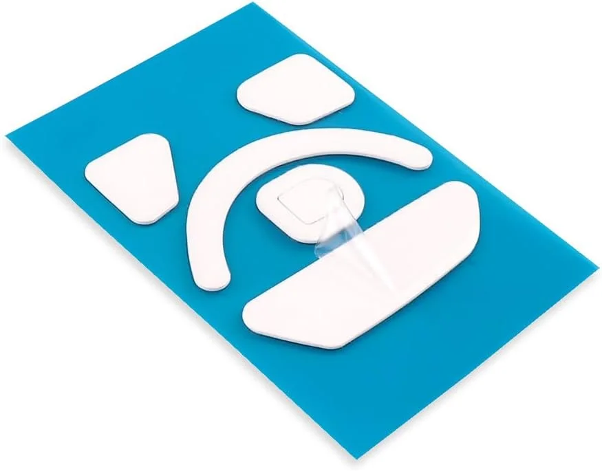 HUYUN 2 مجموعه پد اسكيت پايه ماوس با لبه های منحنی گرد سفید، سازگار با ماوس بازی بی سیم Razer Basilisk V3 Pro HUYUN 2 مجموعه پد اسكيت پايه ماوس با لبه های منحنی گرد سفید، سازگار با ماوس بازی بی سیم Razer Basilisk V3 Pro