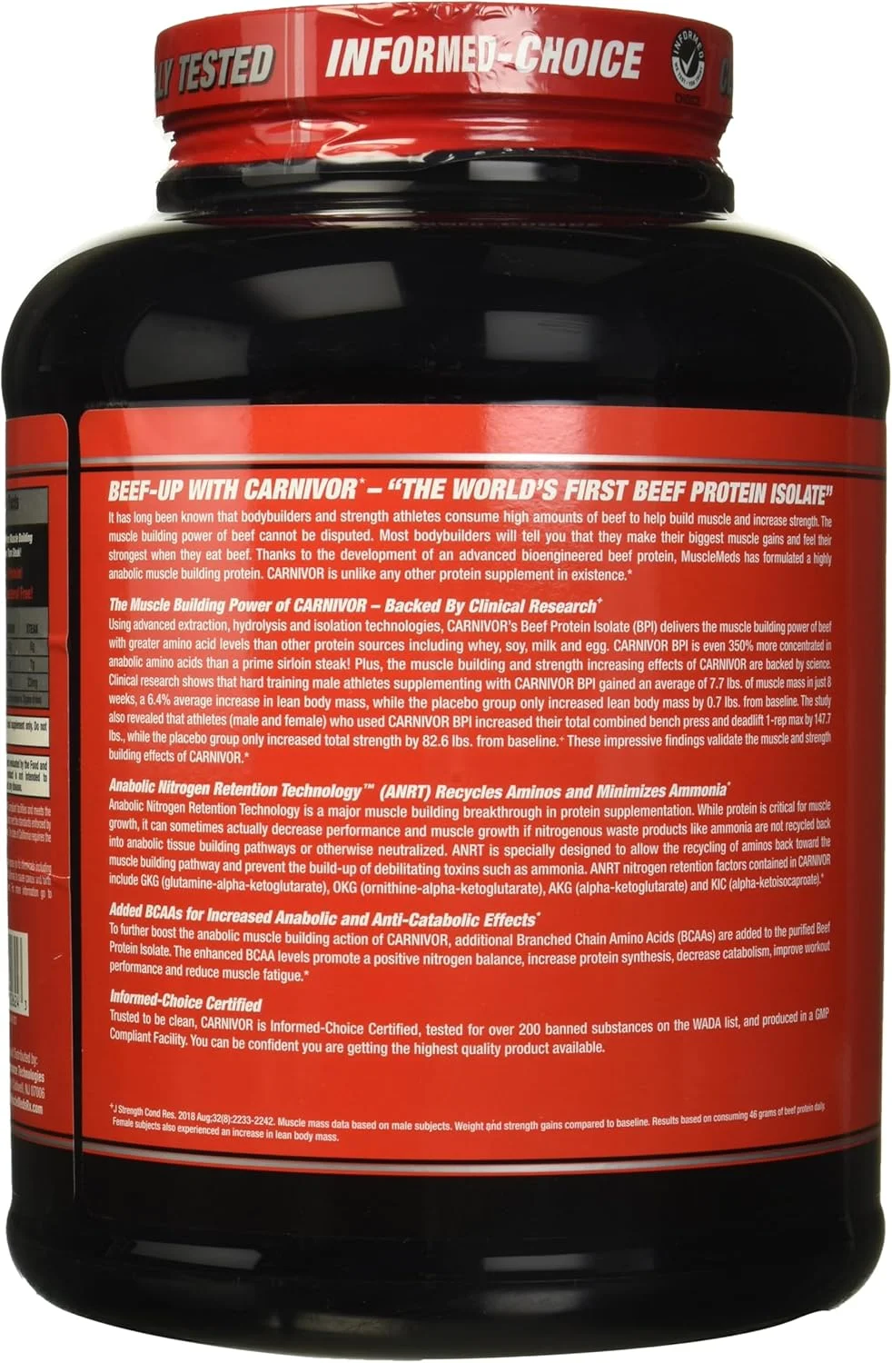 پروتئین ایزوله گوشت گاو MuscleMeds Carnivor، بدون لاکتوز، بدون شکر، بدون چربی، بدون کلسترول، طعم غلات تست دارچینی، 4 پوند، 56 سروینگ پروتئین ایزوله گوشت گاو MuscleMeds Carnivor، بدون لاکتوز، بدون شکر، بدون چربی، بدون کلسترول، طعم غلات تست دارچینی، 4 پوند، 56 سروینگ