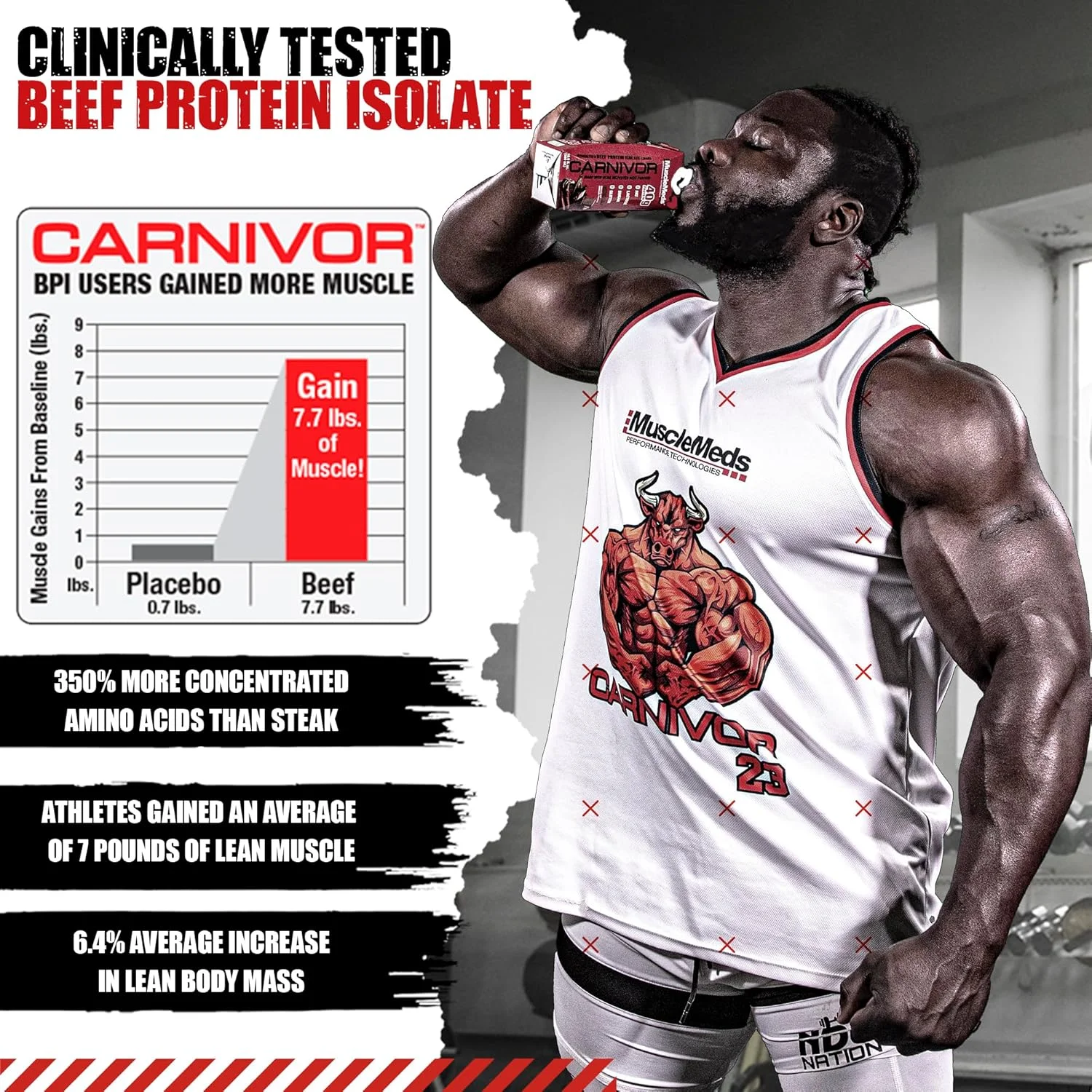 نوشیدنی پروتئینی آماده مصرف MuscleMeds Carnivor RTD، بدون لاکتوز، بدون شکر، 40 گرم پروتئین ایزوله، عضله ساز، ریکاوری، 500 میلی لیتر (بسته 12 عددی) (وانیلی کیک) حلال نوشیدنی پروتئینی آماده مصرف MuscleMeds Carnivor RTD، بدون لاکتوز، بدون شکر، 40 گرم پروتئین ایزوله، عضله ساز، ریکاوری، 500 میلی لیتر (بسته 12 عددی) (وانیلی کیک) حلال