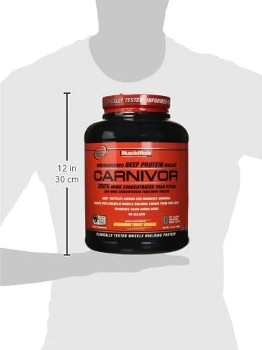 پروتئین ایزوله گوشت گاو MuscleMeds Carnivor، بدون لاکتوز، بدون شکر، بدون چربی، بدون کلسترول، طعم غلات تست دارچینی، 4 پوند، 56 سروینگ پروتئین ایزوله گوشت گاو MuscleMeds Carnivor، بدون لاکتوز، بدون شکر، بدون چربی، بدون کلسترول، طعم غلات تست دارچینی، 4 پوند، 56 سروینگ