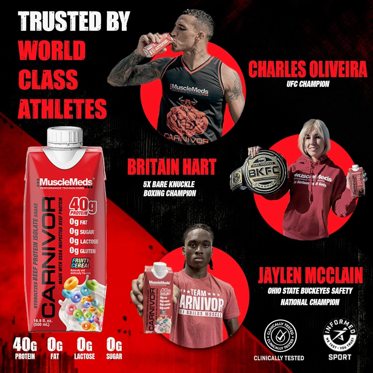نوشیدنی پروتئینی آماده مصرف MuscleMeds Carnivor RTD، بدون لاکتوز، بدون شکر، 40 گرم پروتئین ایزوله، عضله ساز، ریکاوری، 500 میلی لیتر (بسته 12 عددی) (وانیلی کیک) حلال نوشیدنی پروتئینی آماده مصرف MuscleMeds Carnivor RTD، بدون لاکتوز، بدون شکر، 40 گرم پروتئین ایزوله، عضله ساز، ریکاوری، 500 میلی لیتر (بسته 12 عددی) (وانیلی کیک) حلال