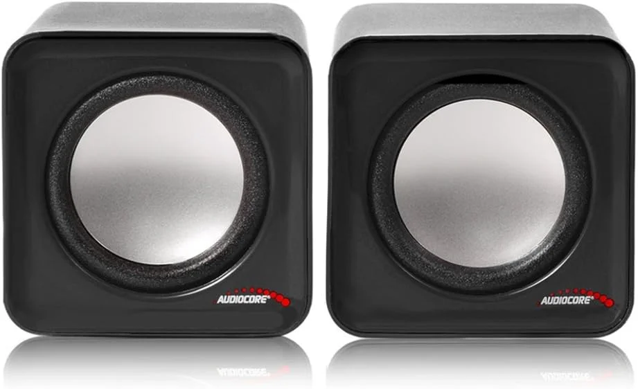 اسپیکر کیوب قابل حمل Audiocore AC870 6W USB برای کامپیوتر/لپ تاپ/تبلت (مشکی) اسپیکر کیوب قابل حمل Audiocore AC870 6W USB برای کامپیوتر/لپ تاپ/تبلت (مشکی)