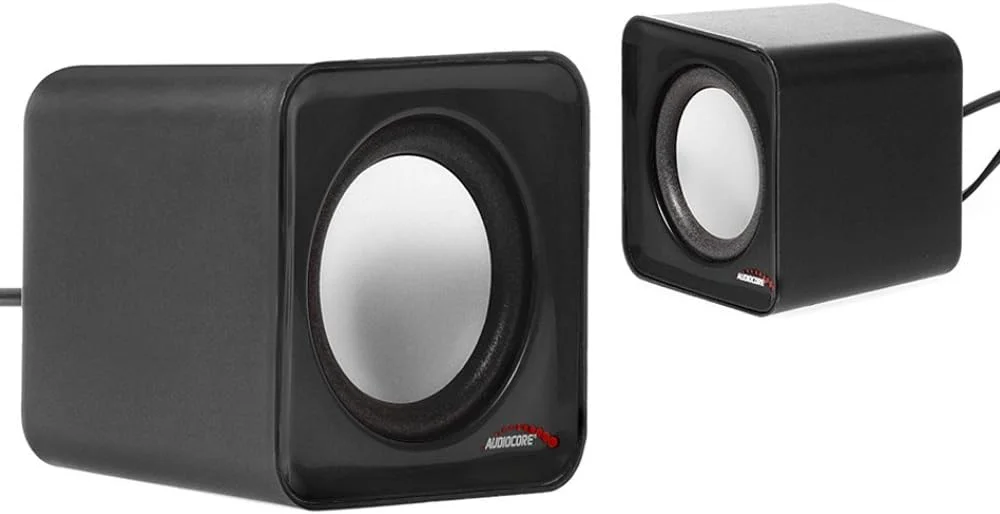 اسپیکر کیوب قابل حمل Audiocore AC870 6W USB برای کامپیوتر/لپ تاپ/تبلت (مشکی) اسپیکر کیوب قابل حمل Audiocore AC870 6W USB برای کامپیوتر/لپ تاپ/تبلت (مشکی)