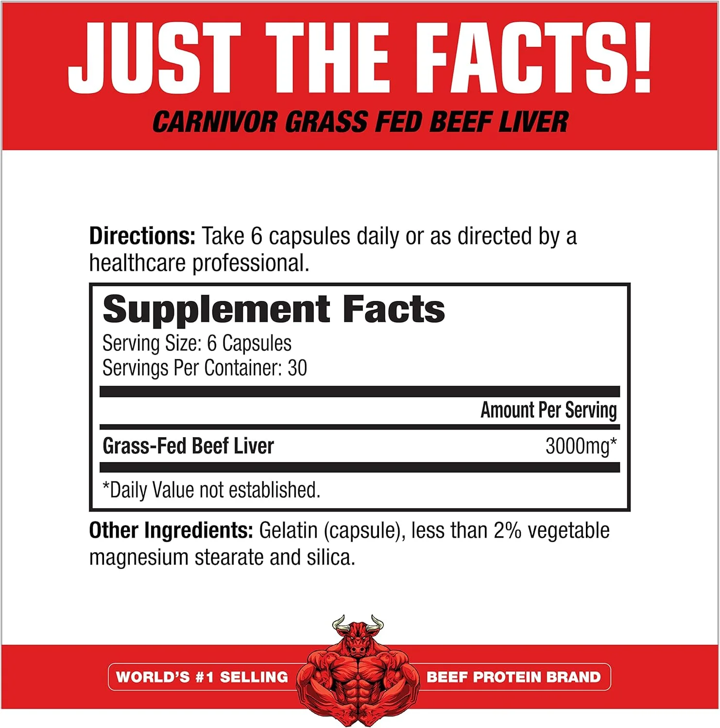 کپسول های جگر گاو MuscleMeds Carnivor، تولید انرژی، ریکاوری عضلات، ایمنی، غیر GMO، مکمل سلامت کبد، تغذیه شده با علف 180 کپسول کپسول های جگر گاو MuscleMeds Carnivor، تولید انرژی، ریکاوری عضلات، ایمنی، غیر GMO، مکمل سلامت کبد، تغذیه شده با علف 180 کپسول
