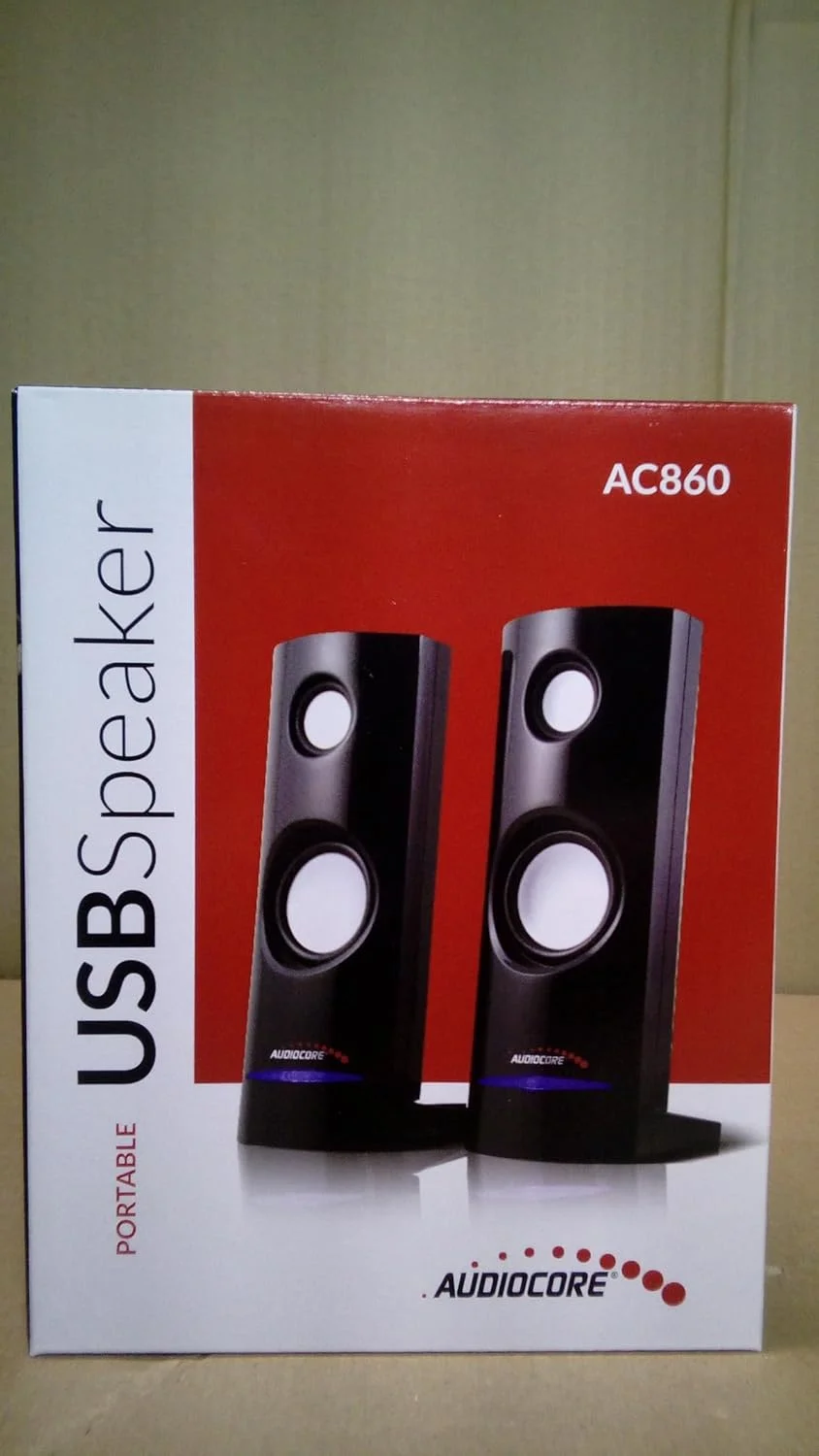 ست اسپیکر Audiocore AC860 USB قابل حمل قفسه کتاب PC/لپ تاپ/تبلت 8W 3.5mm ست اسپیکر Audiocore AC860 USB قابل حمل قفسه کتاب PC/لپ تاپ/تبلت 8W 3.5mm